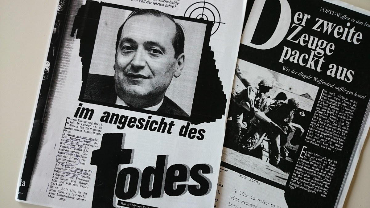 „Dem größten illegalen Waffengeschäft seit 1945 auf der&nbsp;Spur“