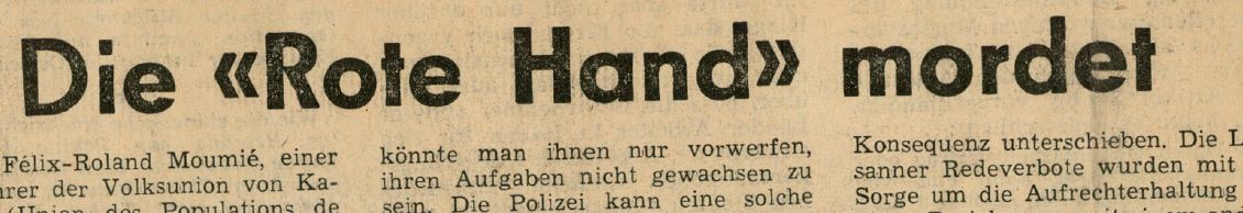 Rattengift zum Abendessen